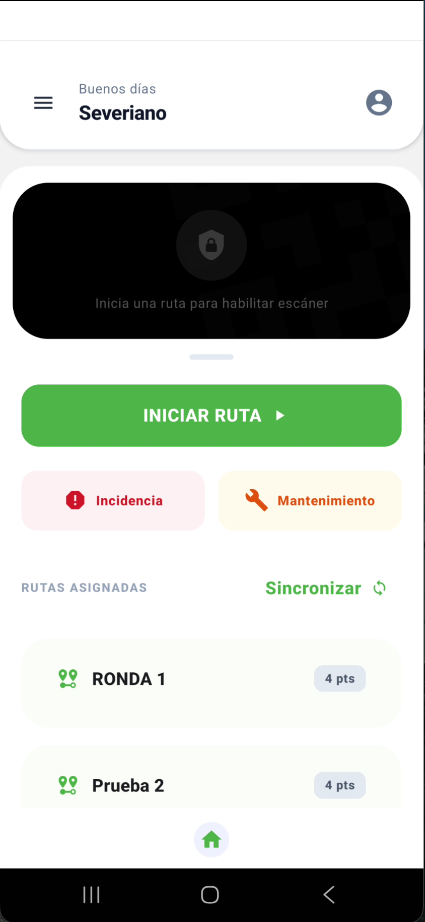 CheckApp Guard App Home