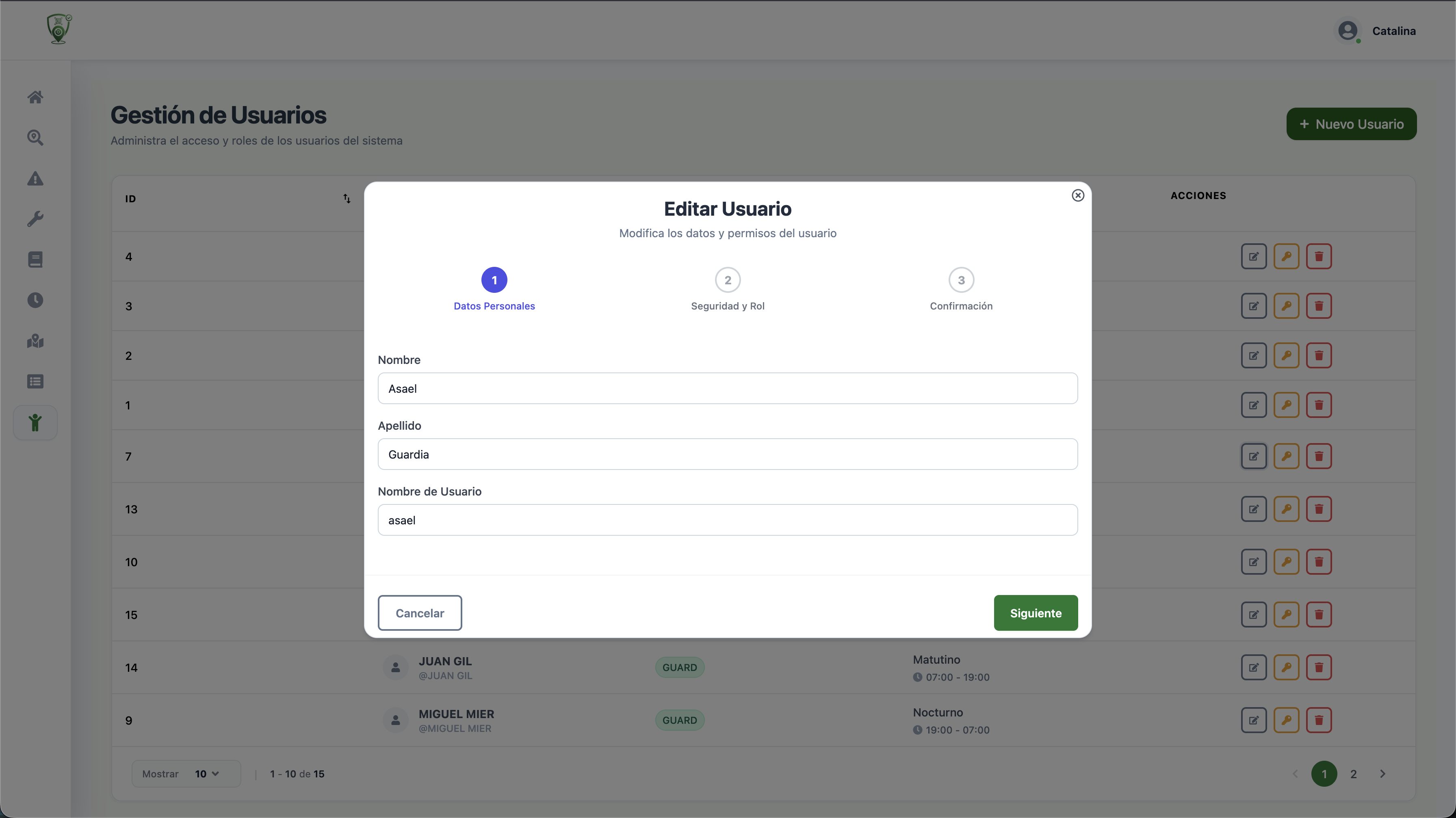 Nuevo Usuario - Paso 1