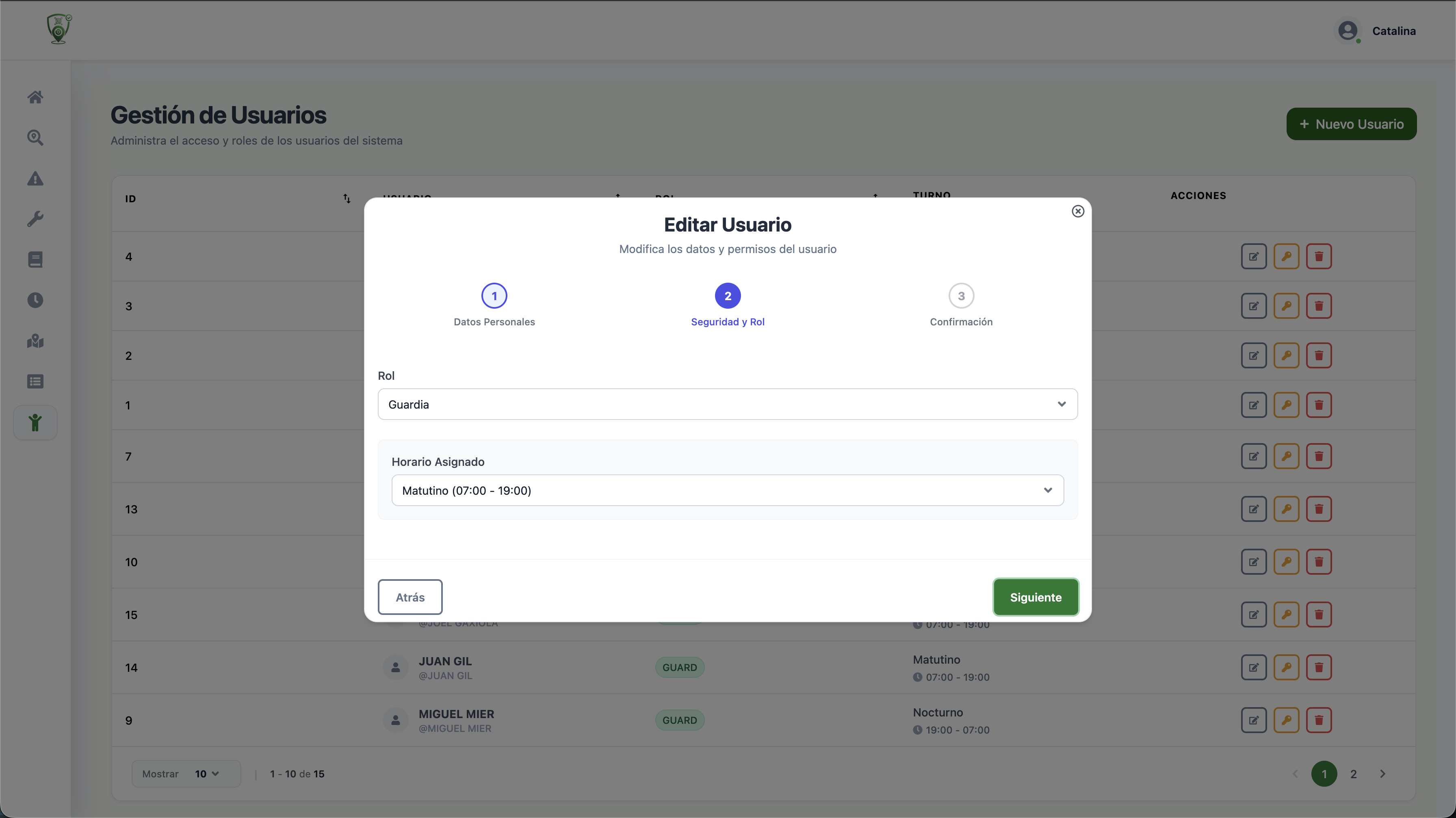 Nuevo Usuario - Paso 2