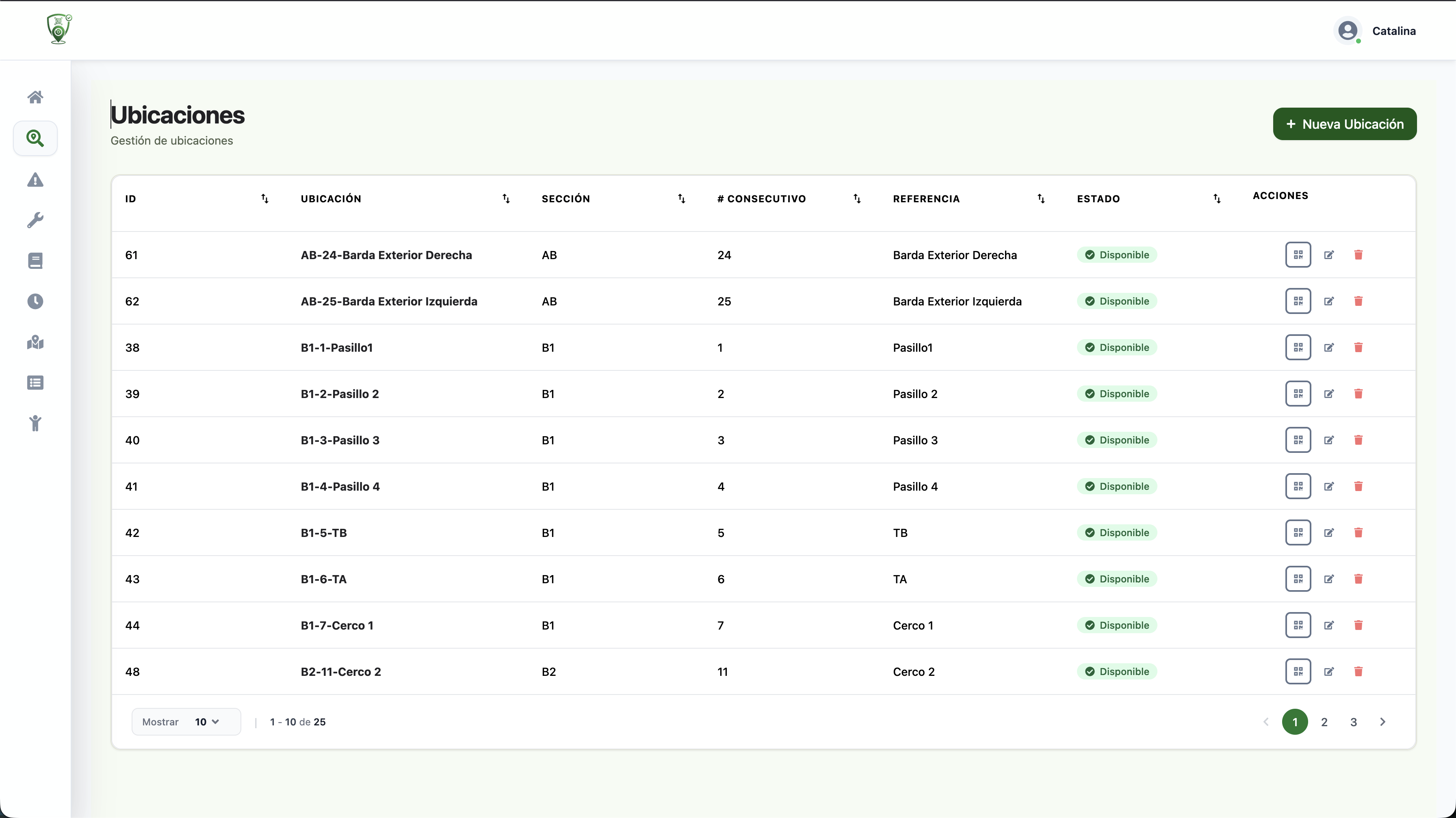 Control de Ubicaciones (Códigos QR)